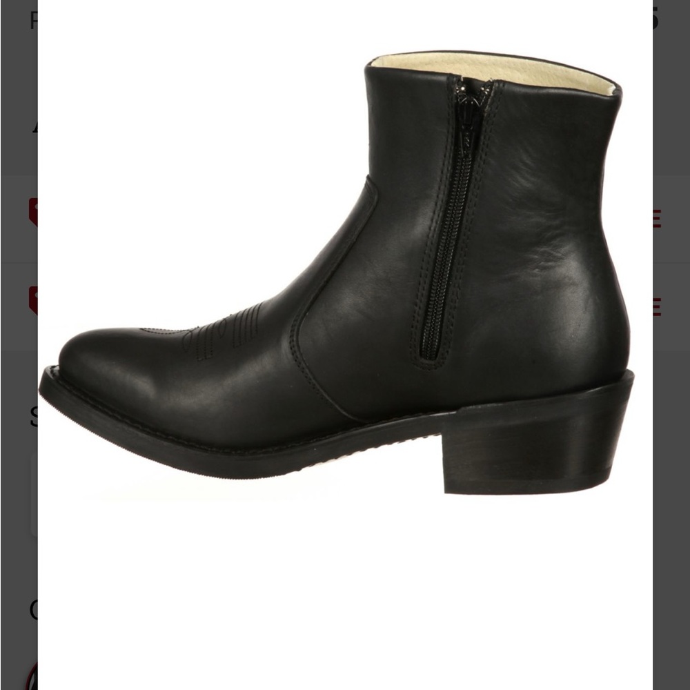 Durango Black Cowboy & Western Boots - Picture 4 of 15